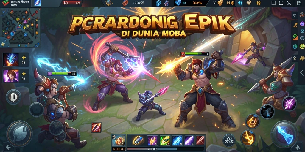 Tampilan menarik dari gameplay intens di 8055.