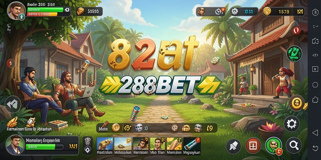 Tangkapan layar gameplay 828BET yang menampilkan aksi santai dan interaktif.