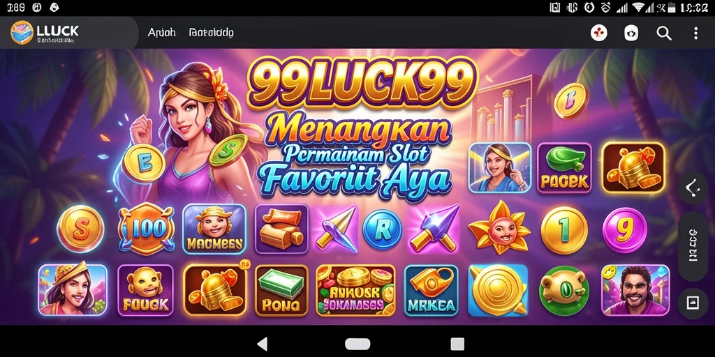 Tampilan gameplay Slot yang menarik di 99LUCK99.