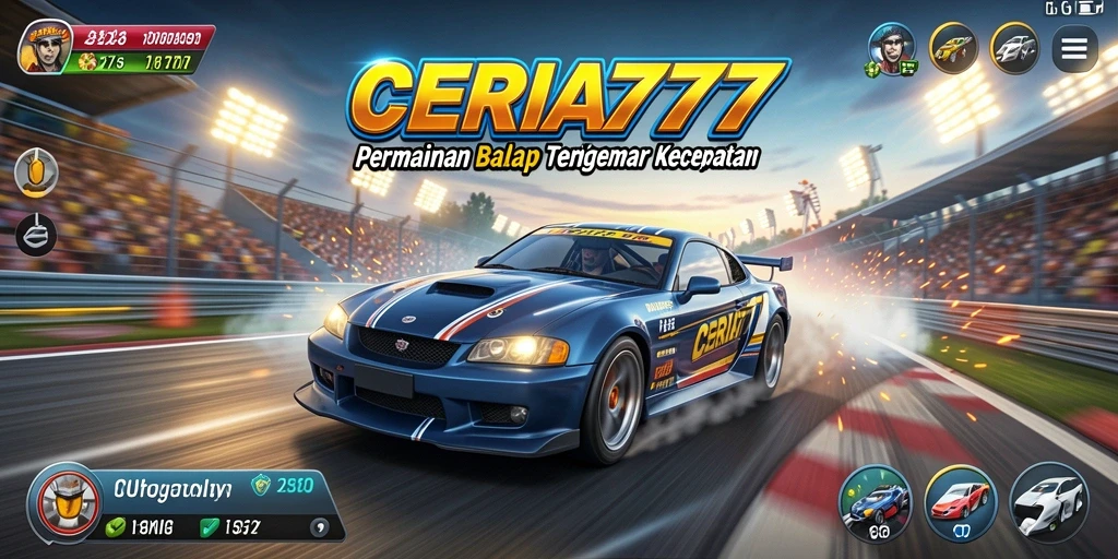 Tampilan balapan seru dan mendebarkan dari CERIA777.
