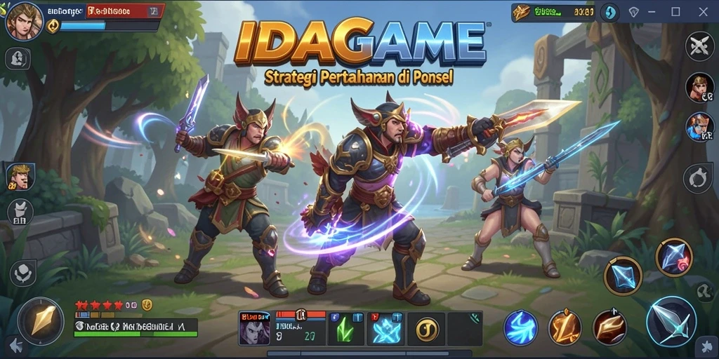 Screenshot menampilkan momen intens dalam gameplay Tower Defense.