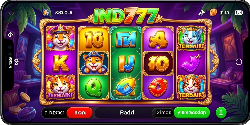 Tampilan utama gameplay Slot yang mengasyikkan dan penuh warna.