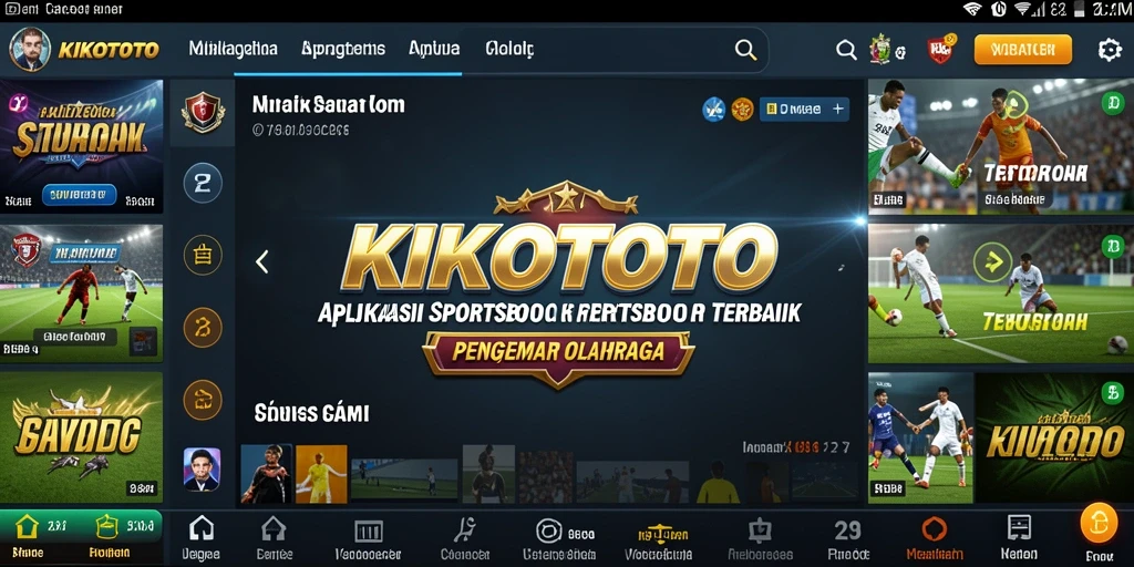 Tampilan gameplay KIKOTOTO dengan taruhan olahraga yang menarik.