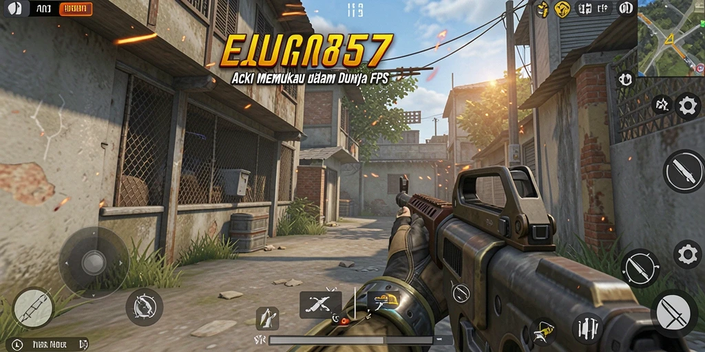 Tampilan screenshot permainan KO857 yang penuh aksi dan strategi FPS.