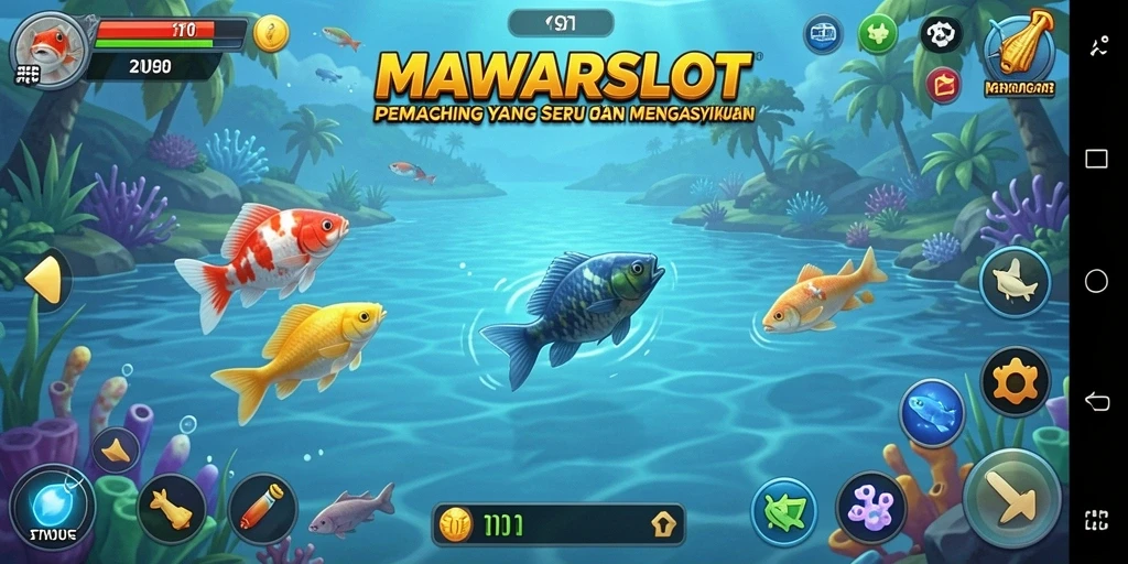 Gameplay memancing yang seru dan menantang di MAWARSLOT.