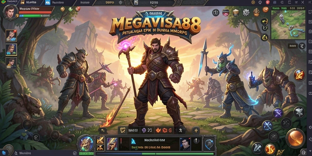 Tampilan gameplay seru di dunia <strong>MEGAVISA88</strong> yang mengesankan.
