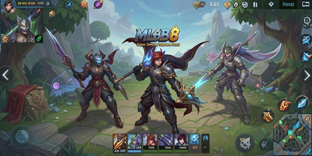 Screenshot gameplay MLBB8 yang menampilkan interaksi seru dalam simulasi.