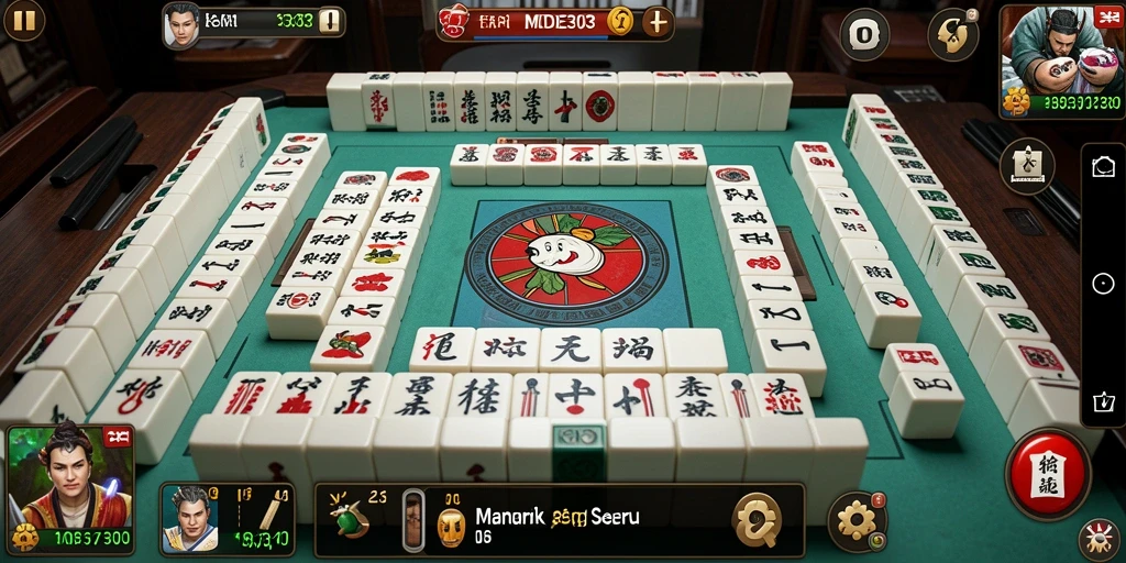 Gameplay Mahjong yang seru dan menantang di MODE303.