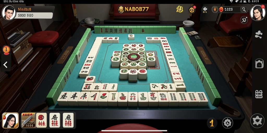 Tampilkan gameplay menarik dalam NABOB77 dengan berbagai level Mahjong.