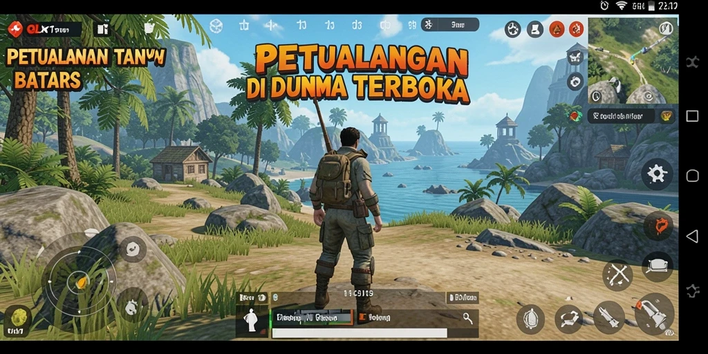 Tampilan gameplay OLX17 yang imersif dan dinamis di dunia terbuka.