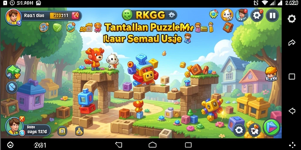 Tampilan gameplay RKGG yang menarik dengan teka-teki yang menantang.
