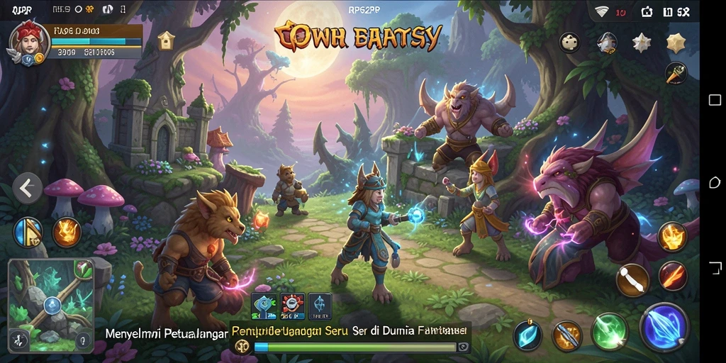 Screenshot menampilkan dunia petualangan yang menakjubkan di RP62RP.
